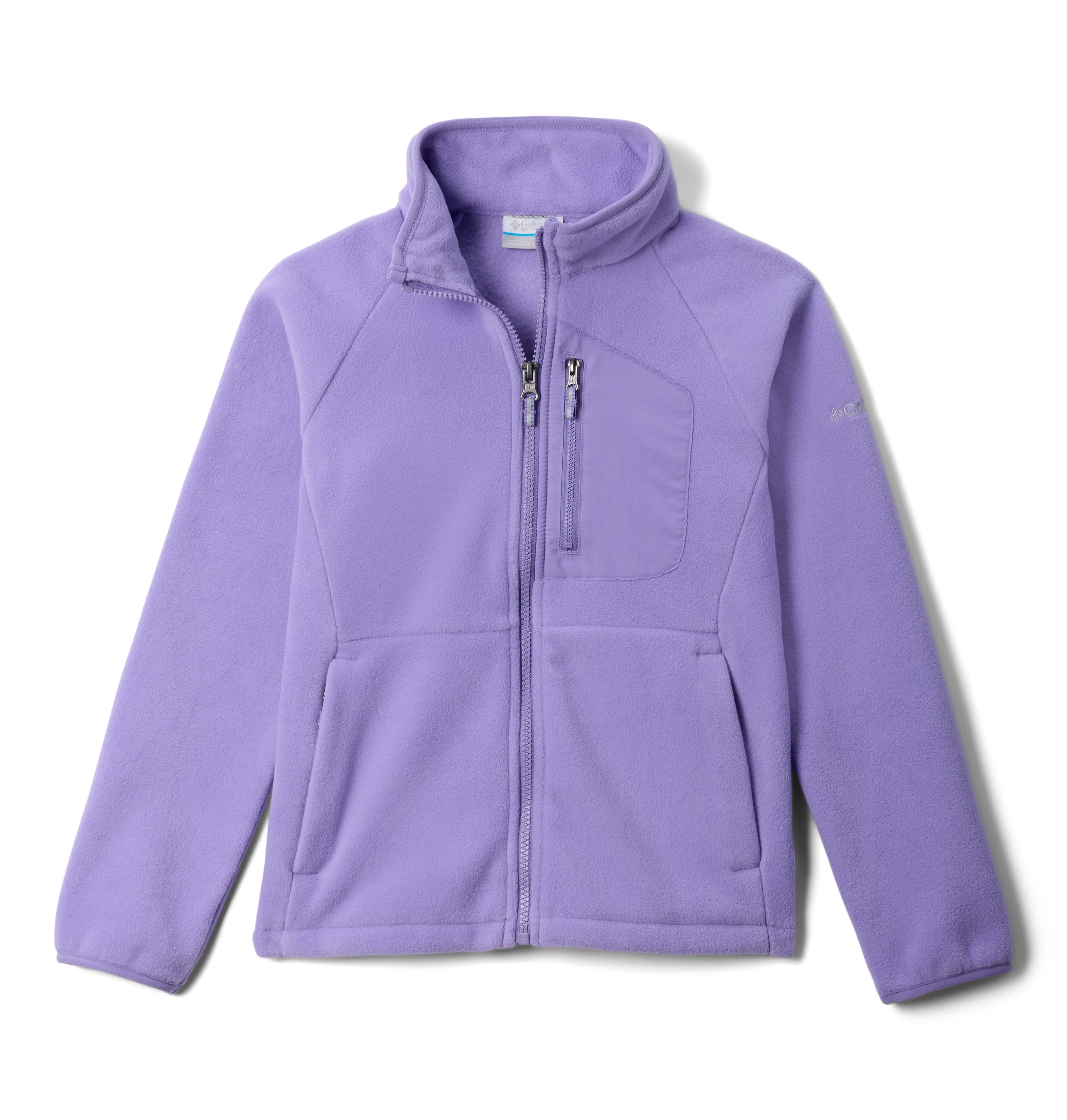 Columbia Kids Fast Trek IV Full Zip Fleece (Paisley Purple)(Ages 4-18)