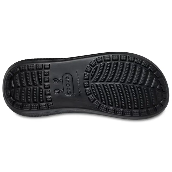 Crocs Classic Crush Sandal Adults Black Platform