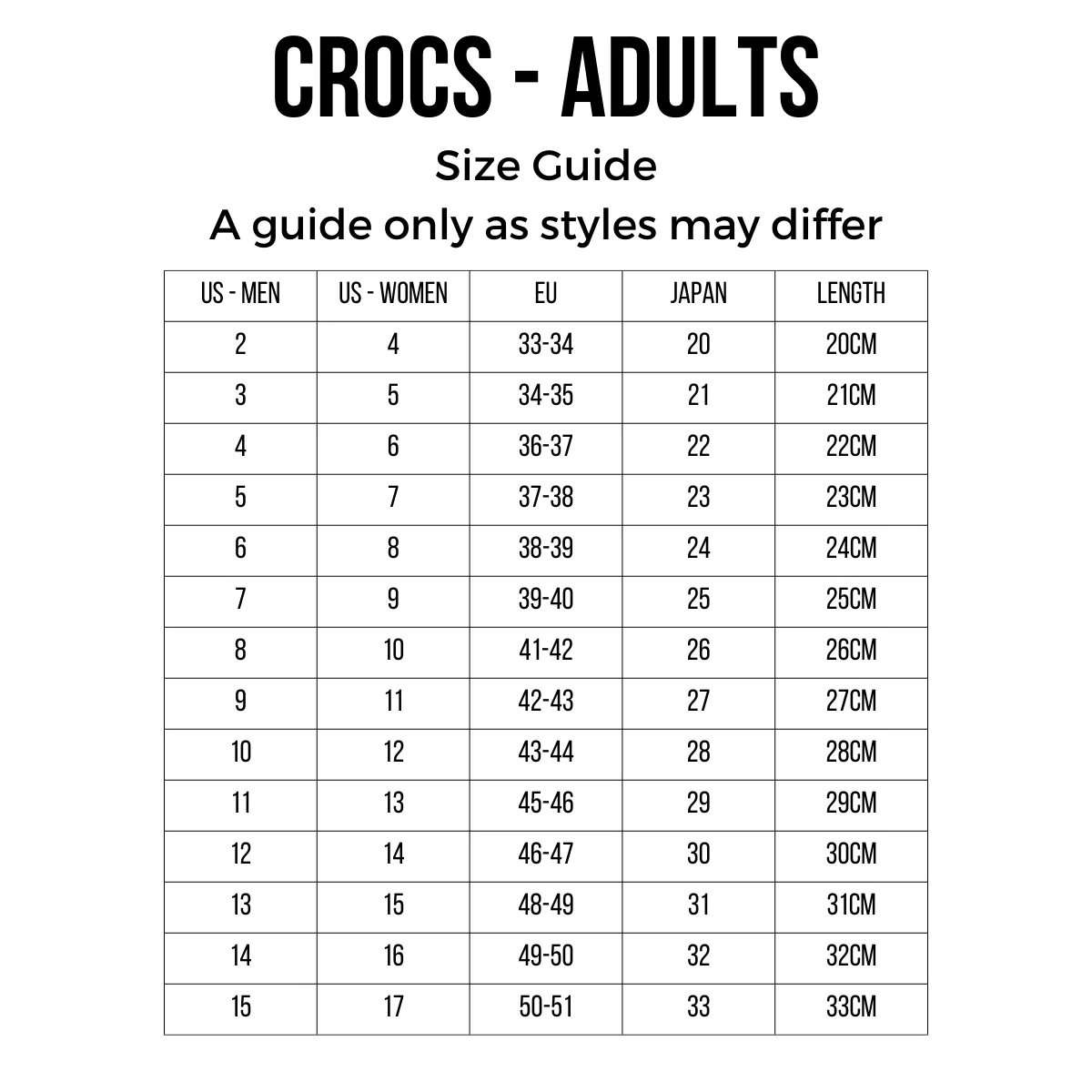 Crocs Classic Crush Sandal Adults Black Platform