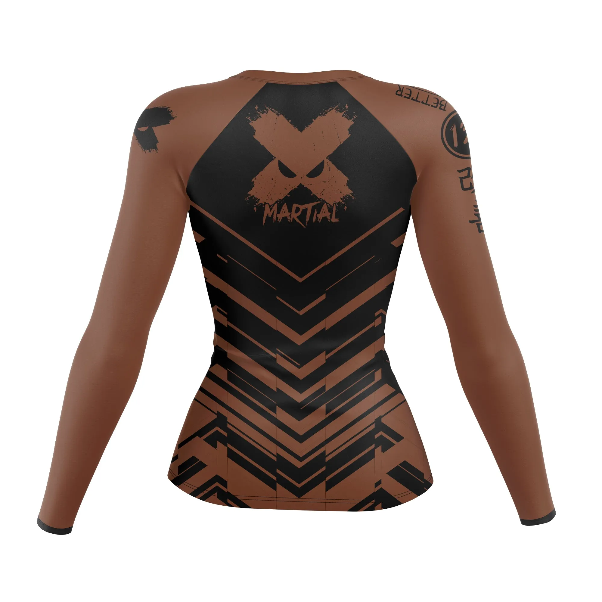 Cyber Stride Women's Rank BJJ Rash Guard