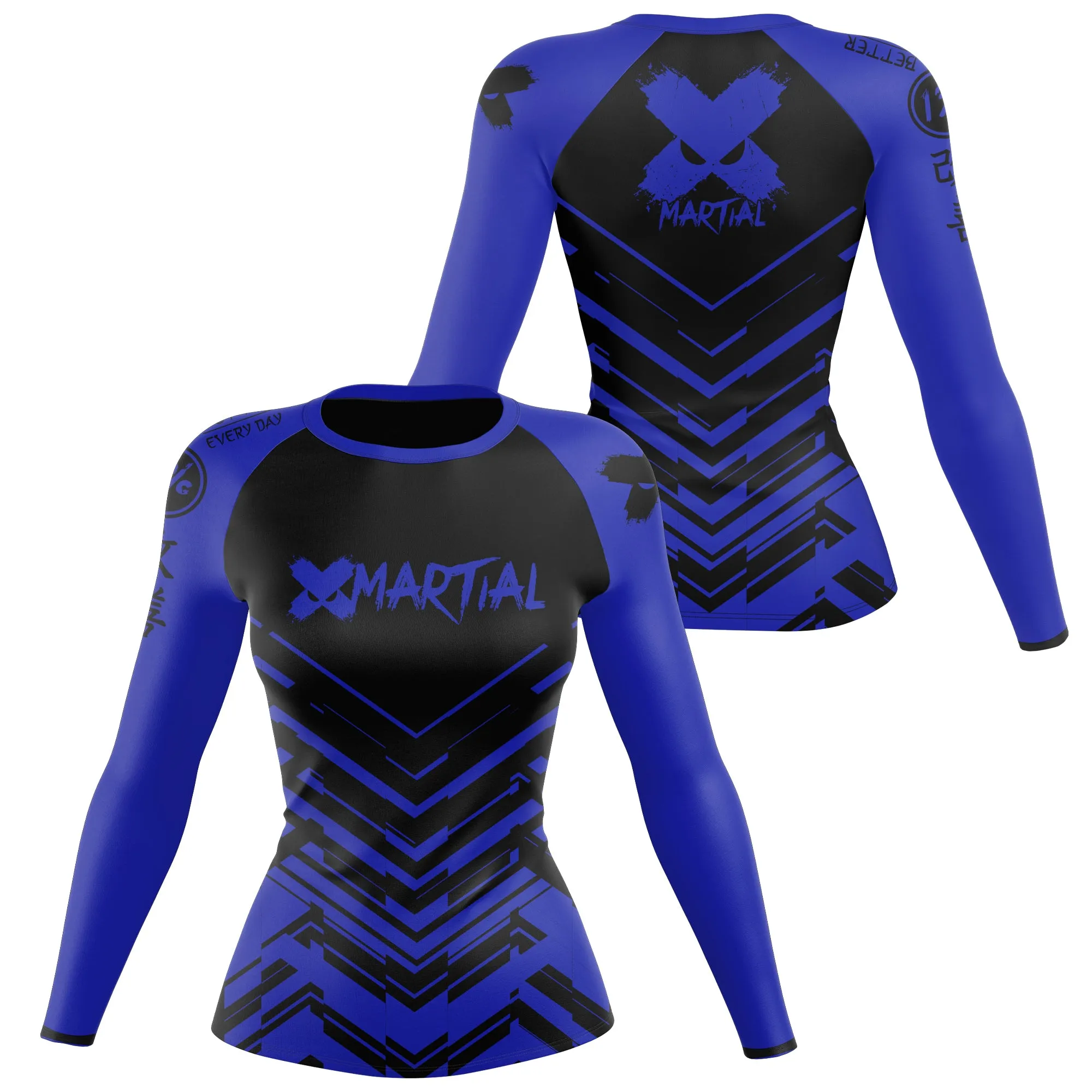 Cyber Stride Women's Rank BJJ Rash Guard