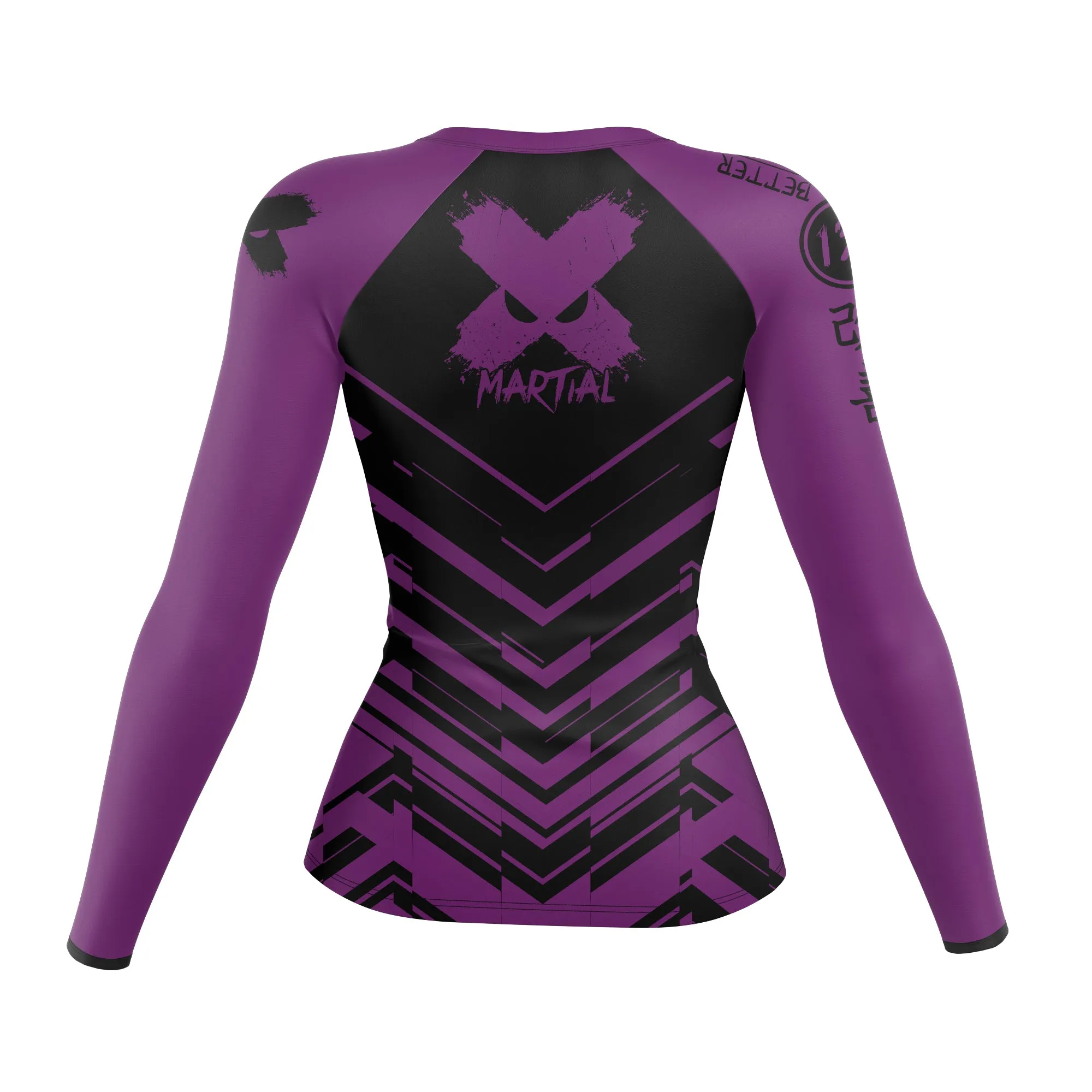 Cyber Stride Women's Rank BJJ Rash Guard