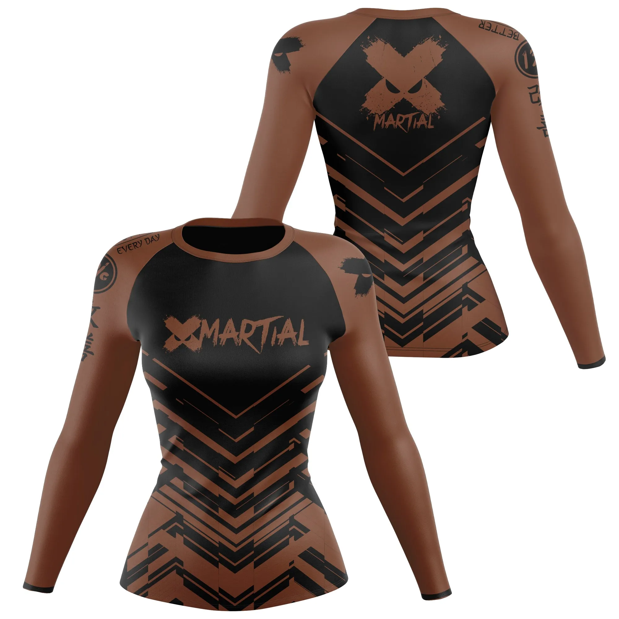 Cyber Stride Women's Rank BJJ Rash Guard