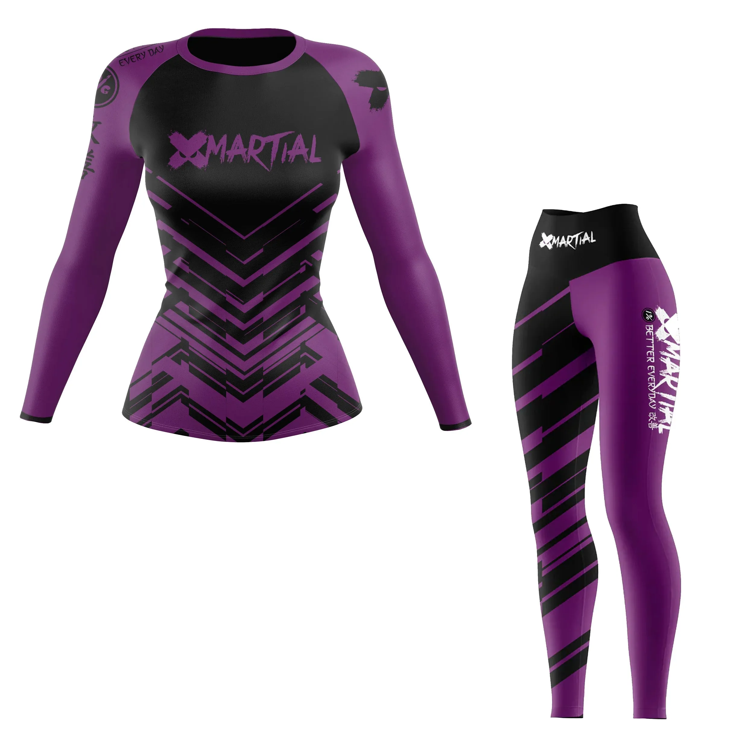 Cyber Stride Women's Rank BJJ Rash Guard