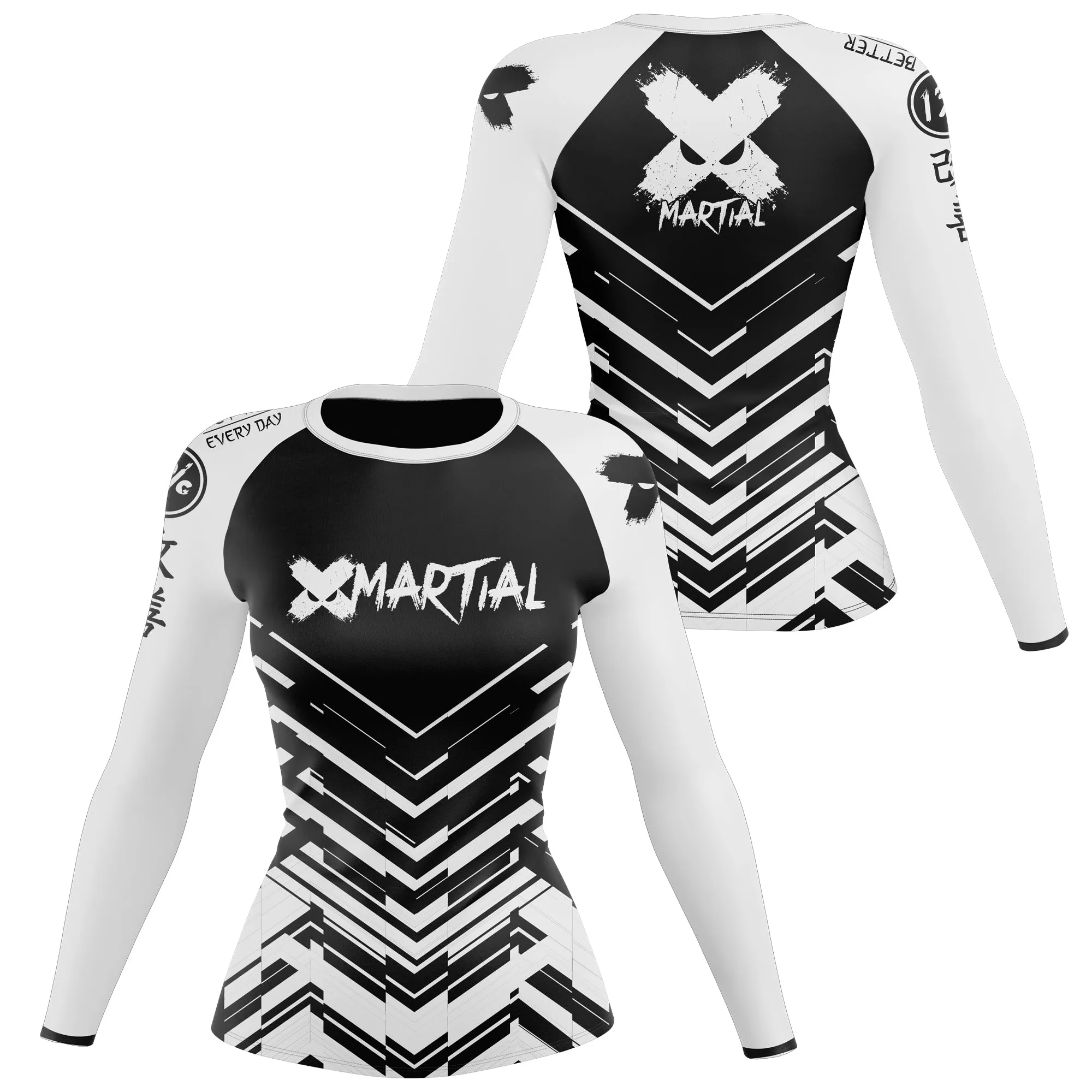 Cyber Stride Women's Rank BJJ Rash Guard