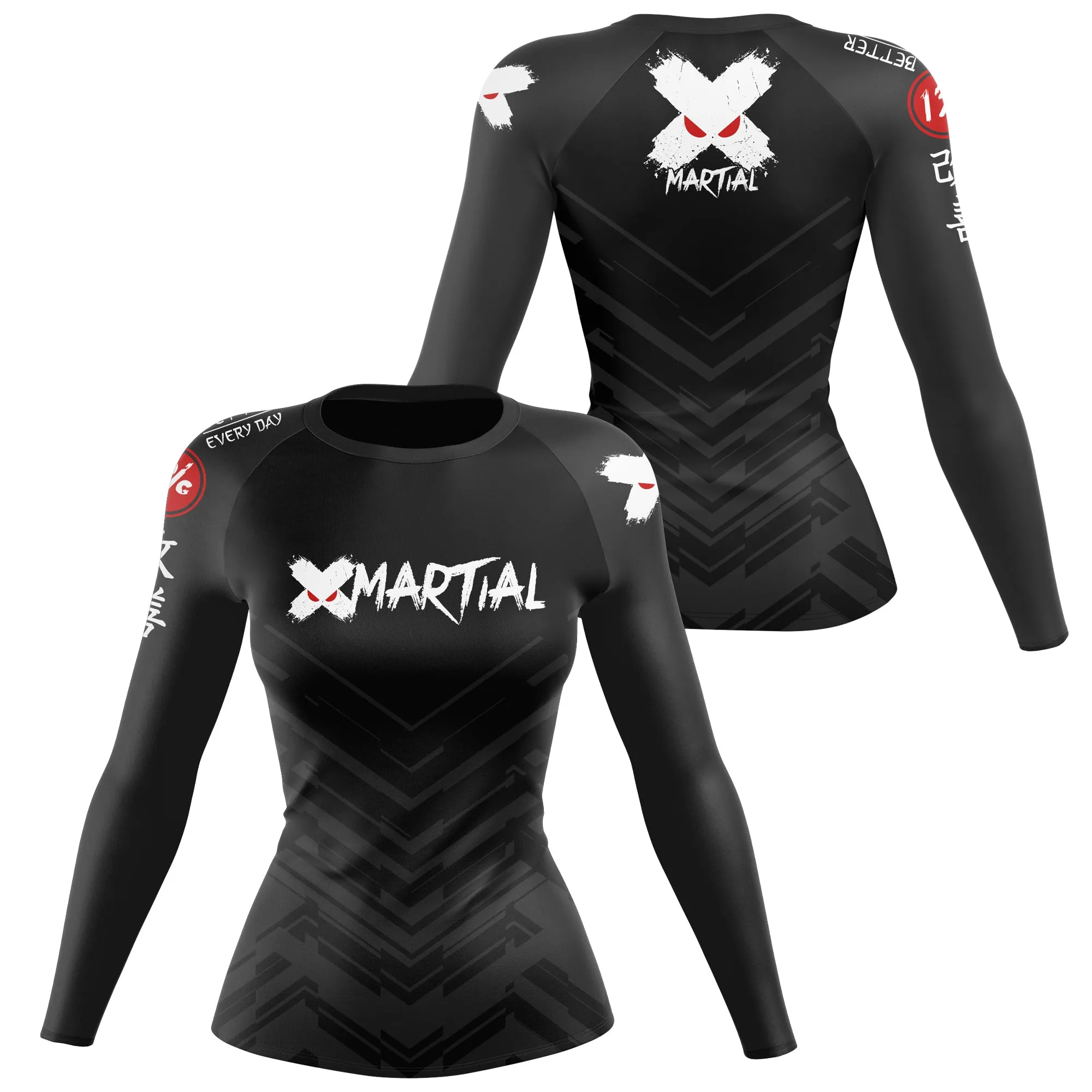 Cyber Stride Women's Rank BJJ Rash Guard