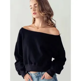 Daisy Sweatshirt - Black