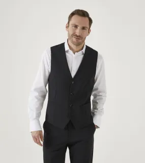 Darwin Black Waistcoat