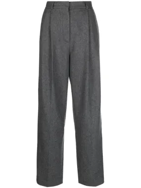 Double-Pleated Tailored Trousers