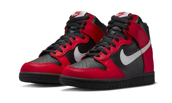 Dunk High Black Red