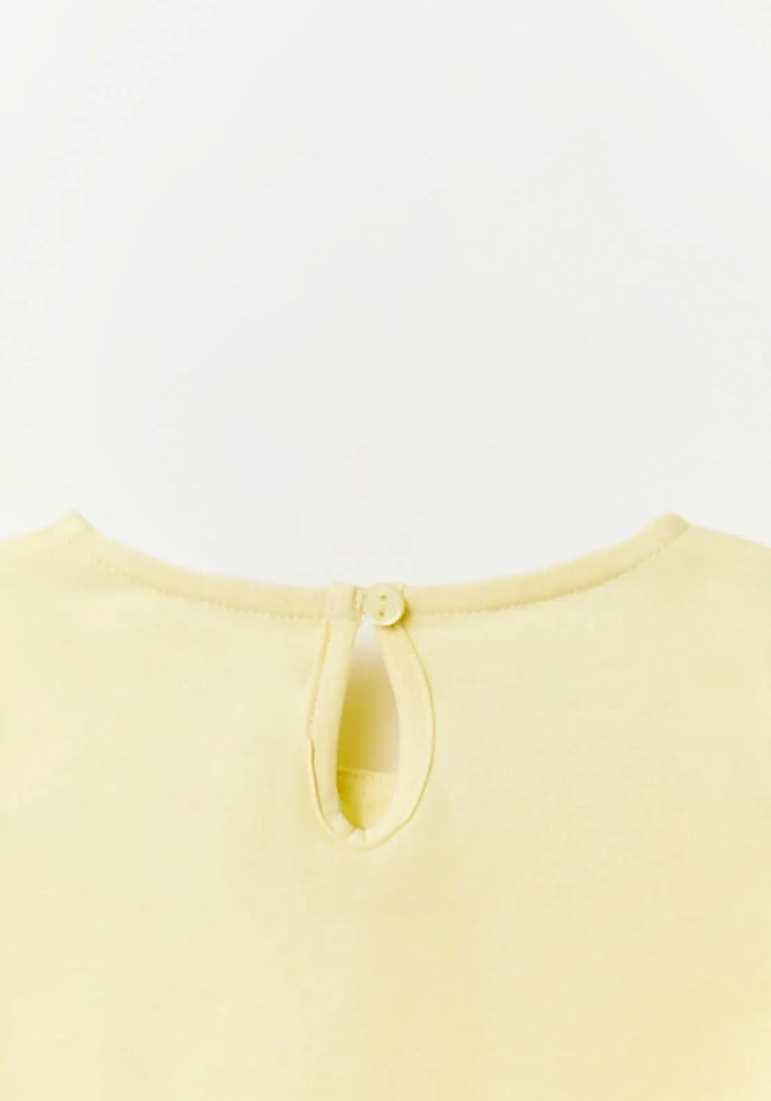 Embroidered T-Shirt - Yellow