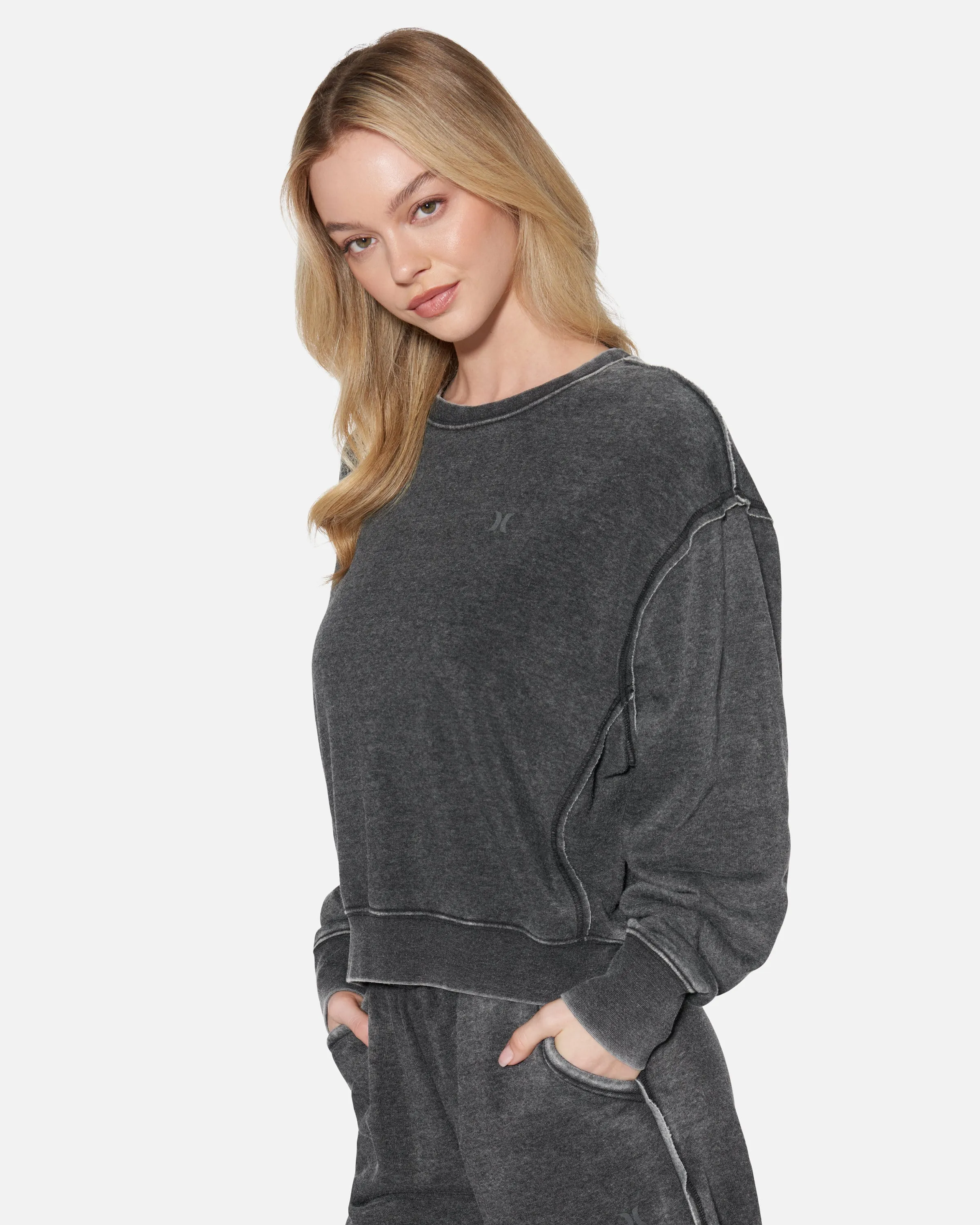 Essential Burnout Fleece Crewneck