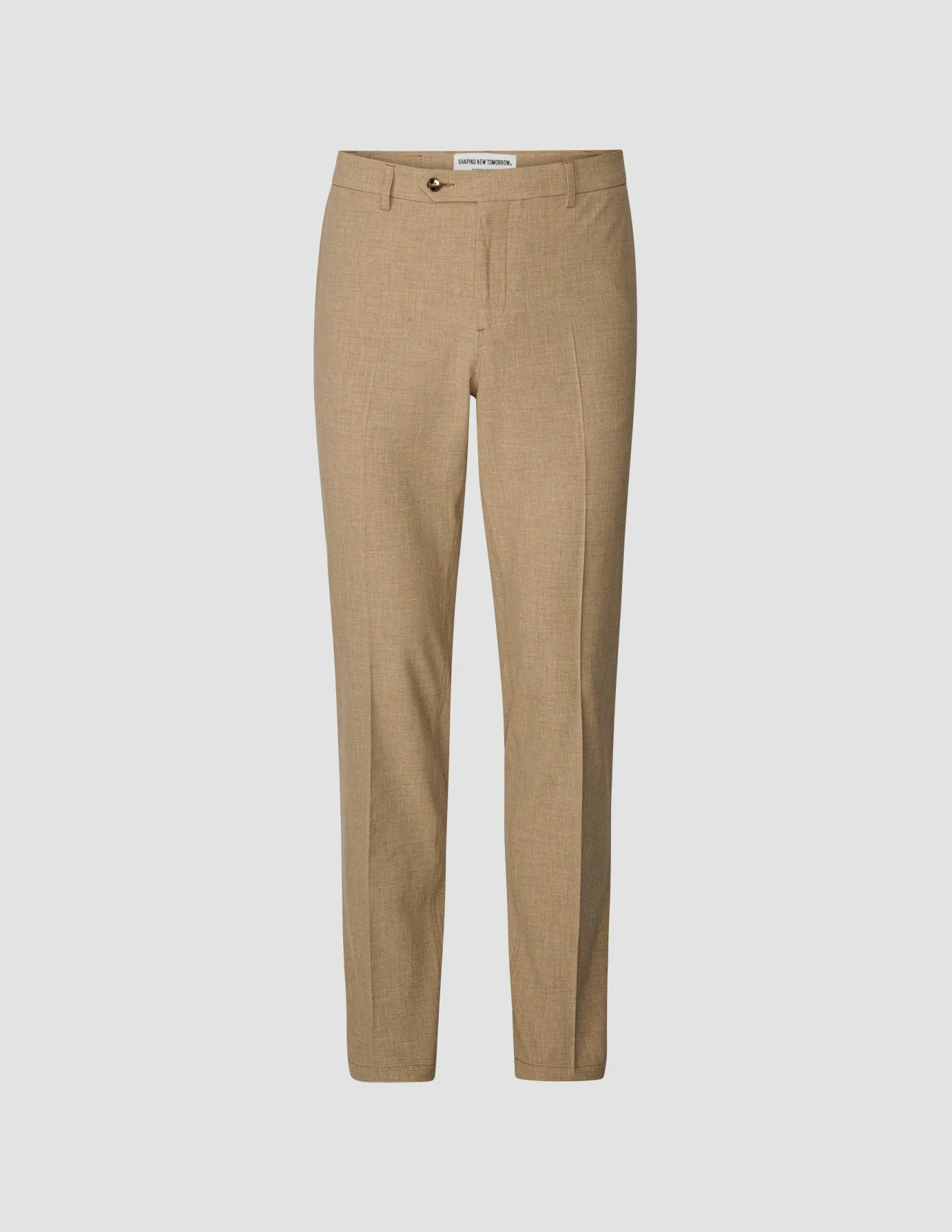 Essential Suit Pants Slim Sand Grain