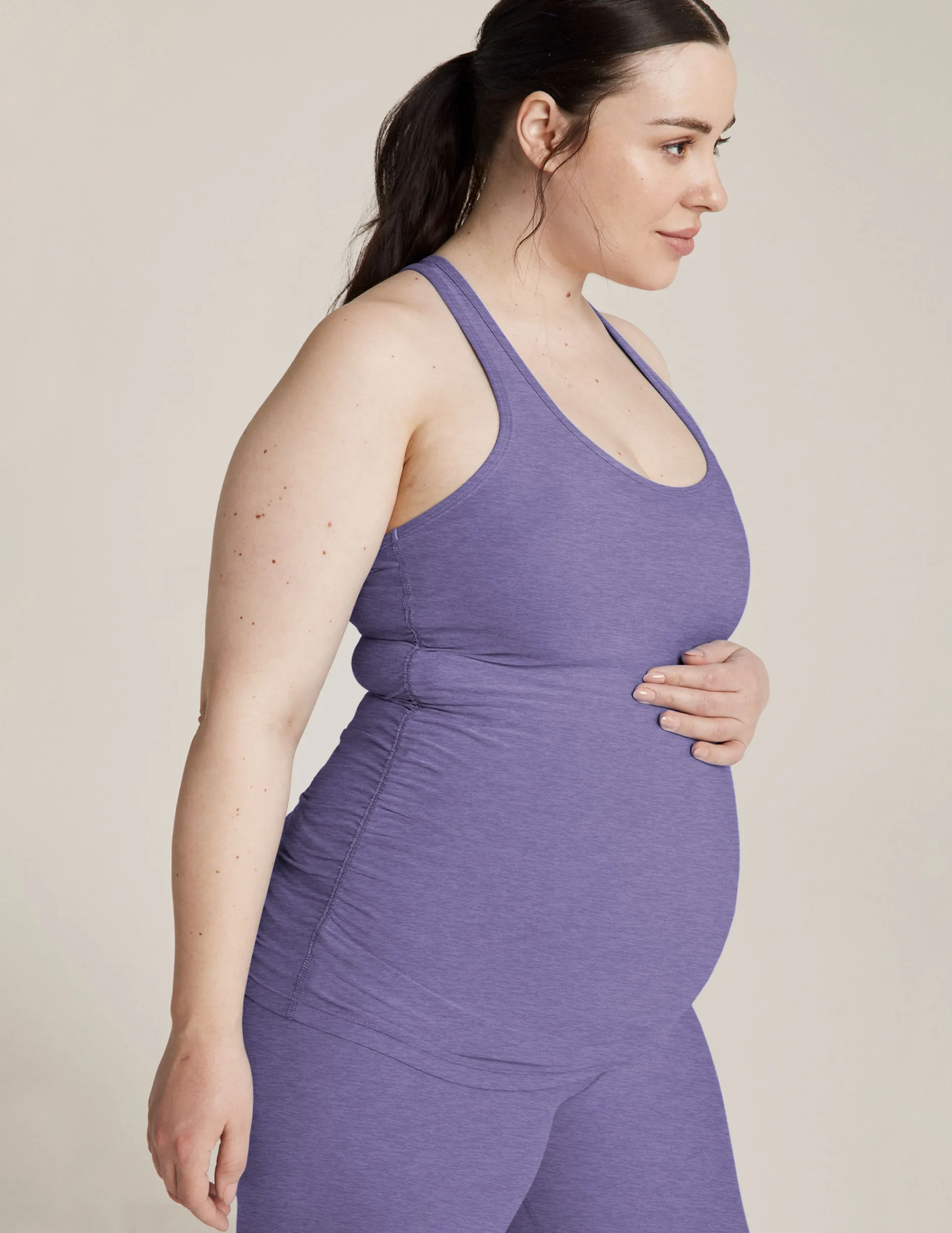 Featherweight Let It Grow Racerback Maternity Tank