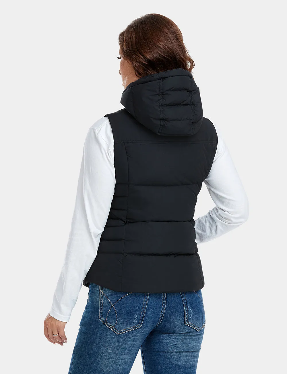 Final Sale - Women's Heated Down Vest - Slim Fit (with B19G Battery)