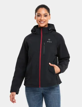 Final Sale - Women's Heated Jacket - Black & Red (with B19G Battery)