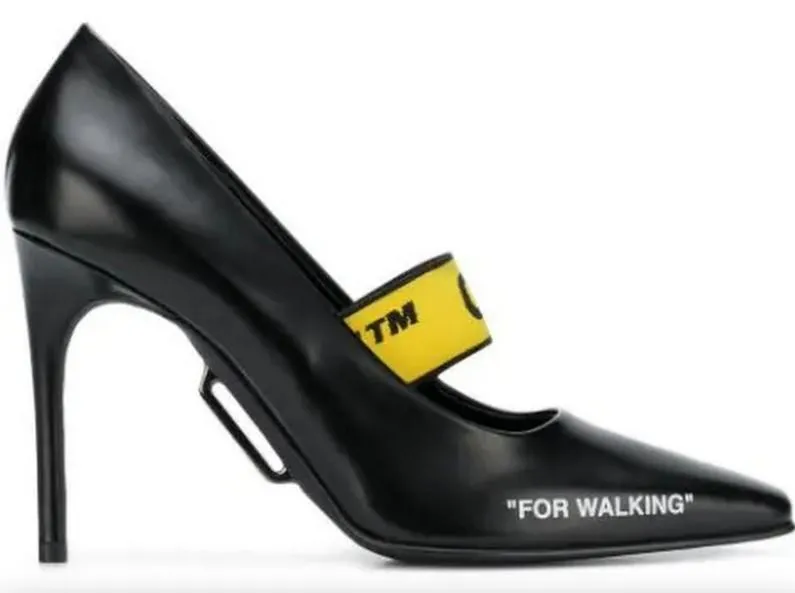 'For Walking' Pumps - Black or White