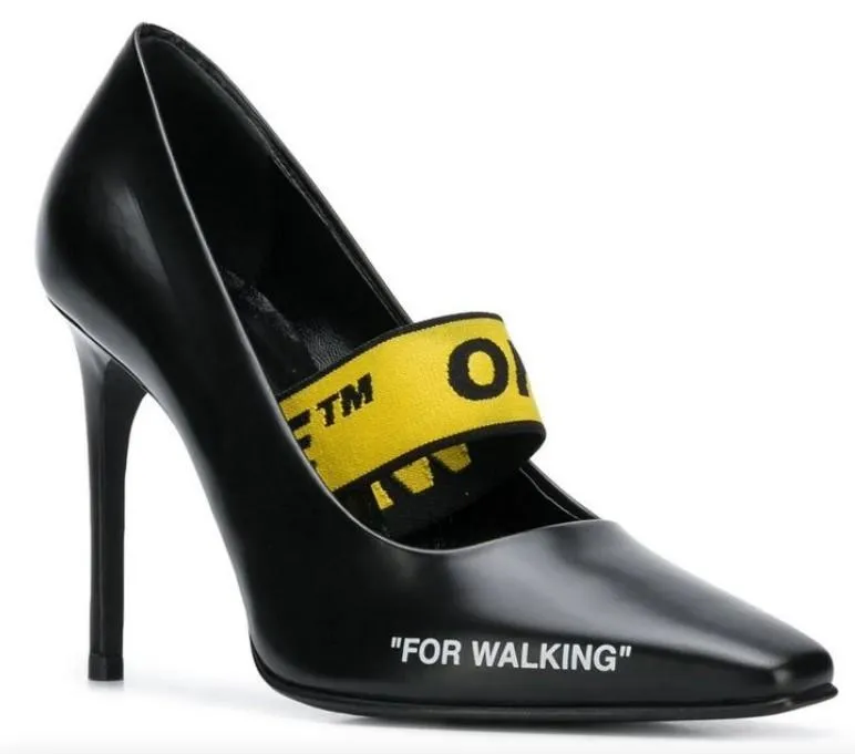 'For Walking' Pumps - Black or White