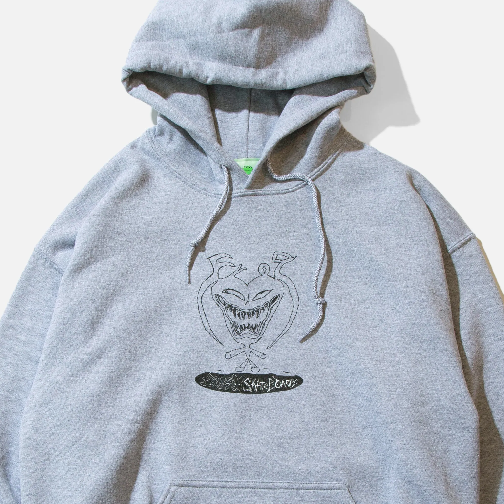 Frog Temper Hoodie - Athletic Grey