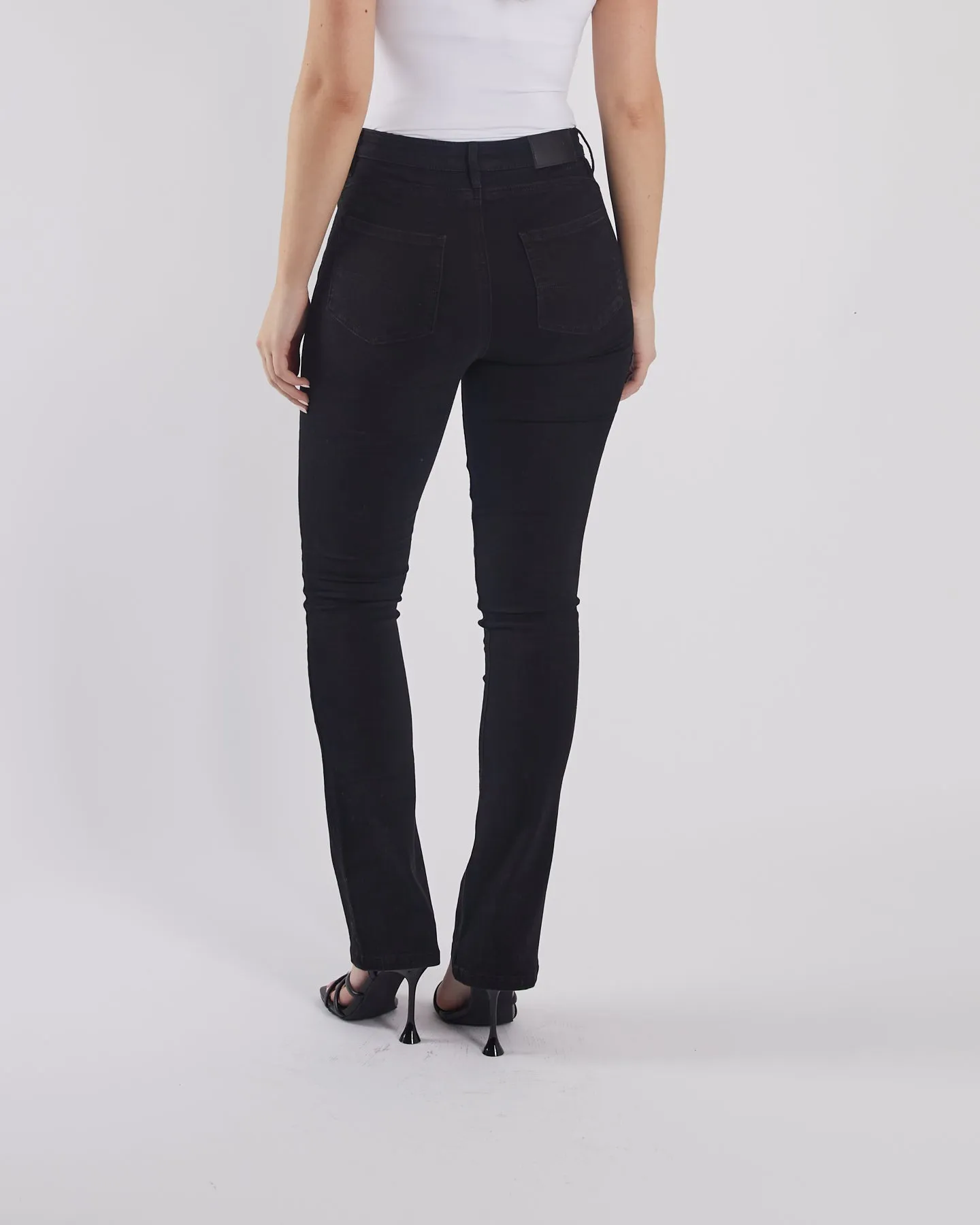 Gina High Rise Bootleg Black