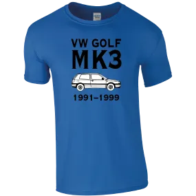 Golf MK3 Classic Car T-Shirt