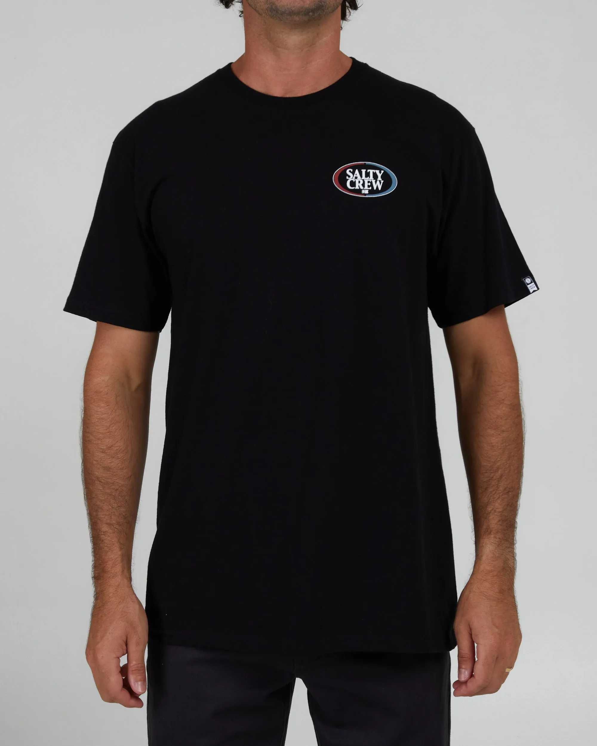 Half N Half Black S/S Classic Tee