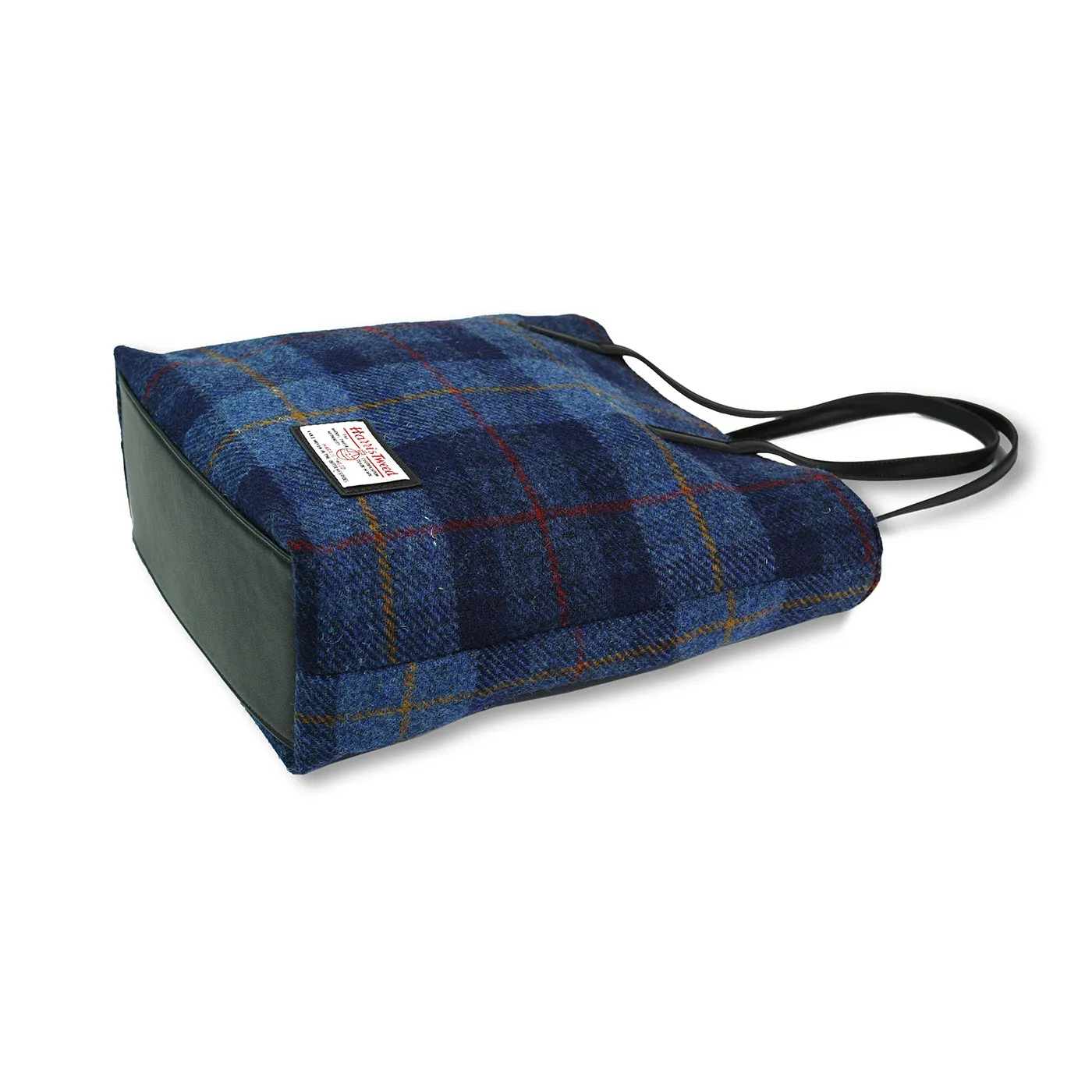 Harris Tweed Wool Large Capacity Shoulder Bag For Women, Scottish Plaid Tote Bag i7bags