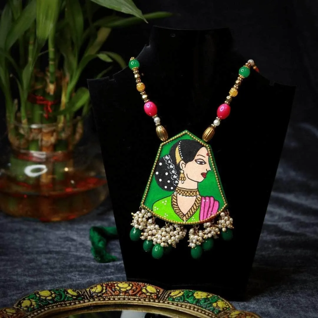 Hemlata Handpainted (Necklace)