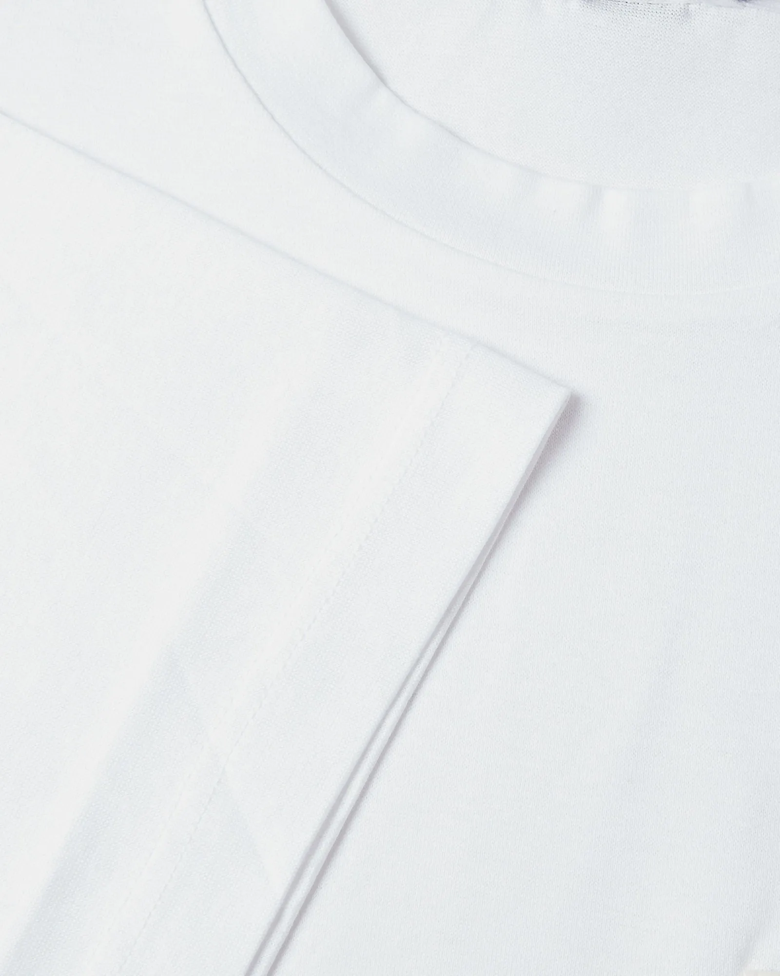 Herno Relaxed Fit Superfine & Nylon Pocket T-shirt (White)