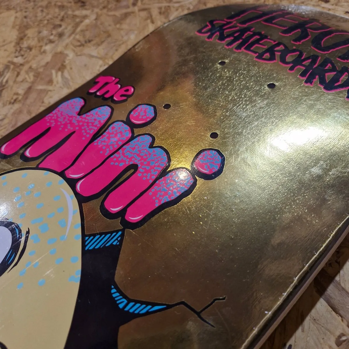 Heroin Skateboards Mini Egg Gold 8.38 Deck