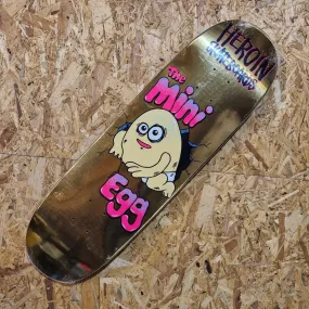 Heroin Skateboards Mini Egg Gold 8.38 Deck