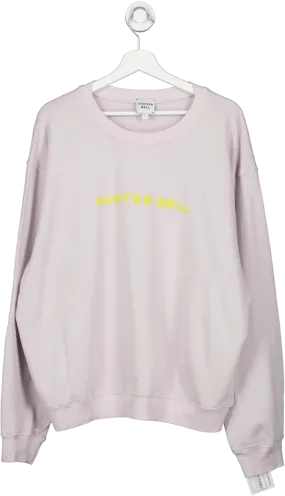 Hunter Bell Purple Lilac Sweatshirt UK L