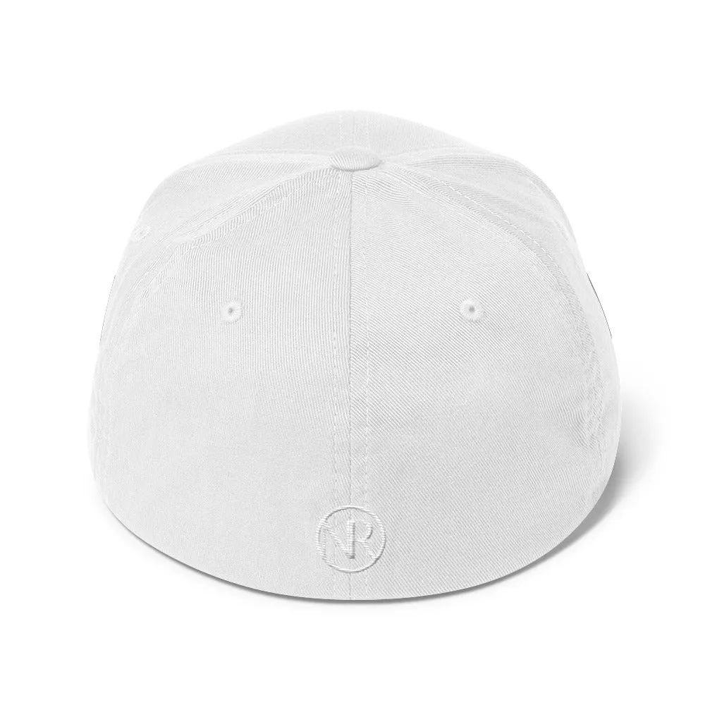 Iowa - Structured Twill Cap - White Embroidery - IA - Many Hat Color Options Available