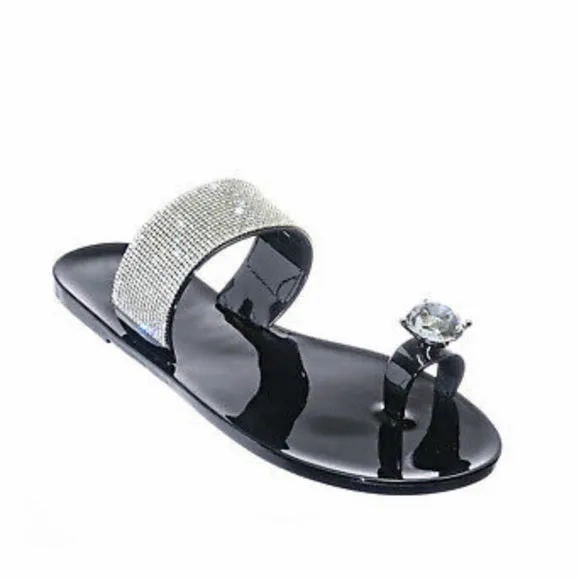 Joselyn Diamond Single Toe Sandals