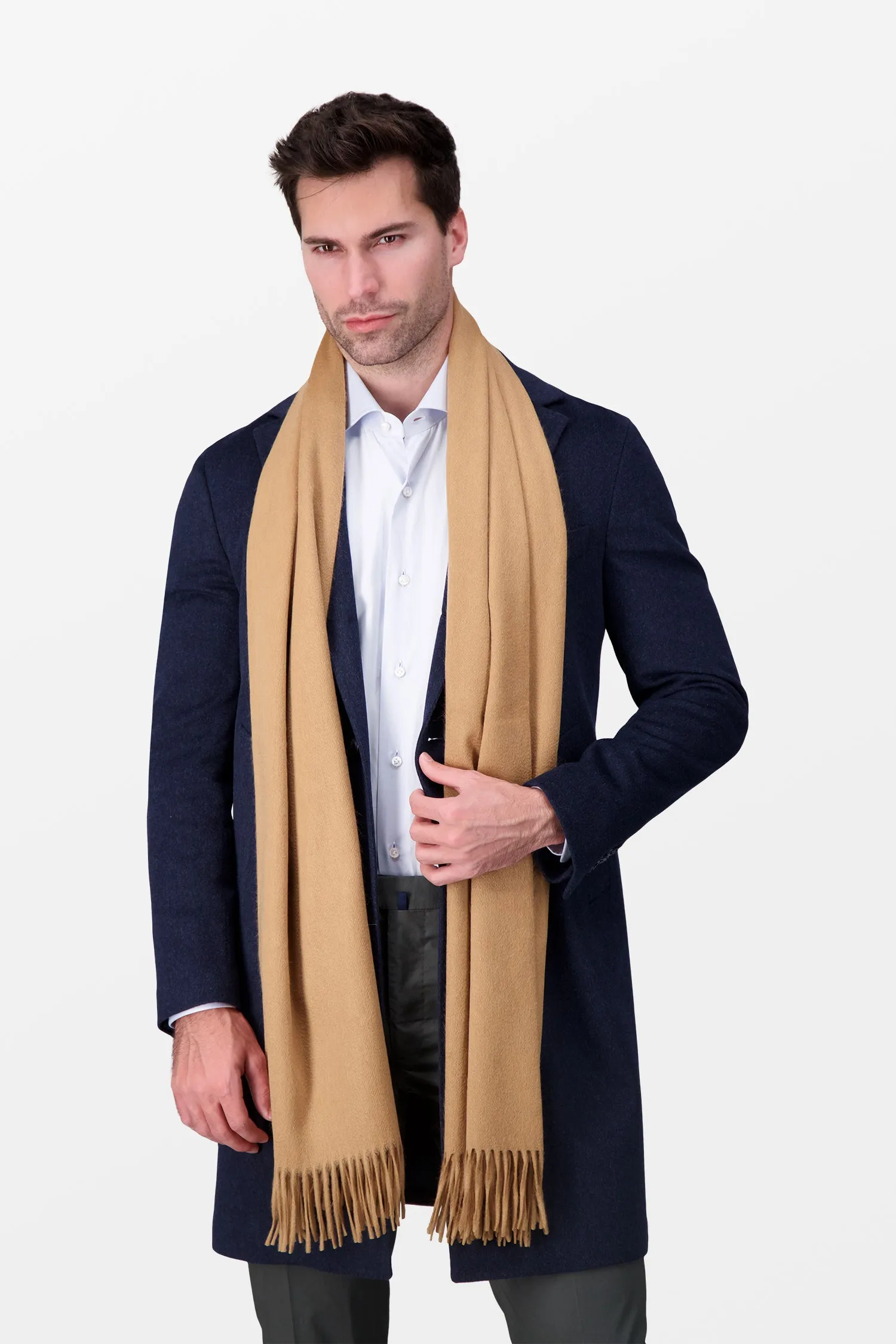 Joshua Ellis Sand Classic Ripple Stole