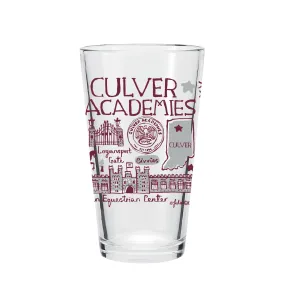 Julia Gash Culver Clear Pint Glass - 16oz