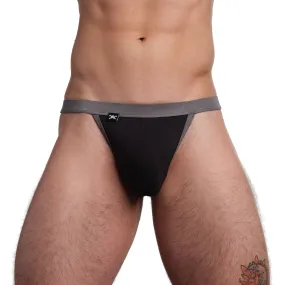 Just The Bones Cloud Thong Black