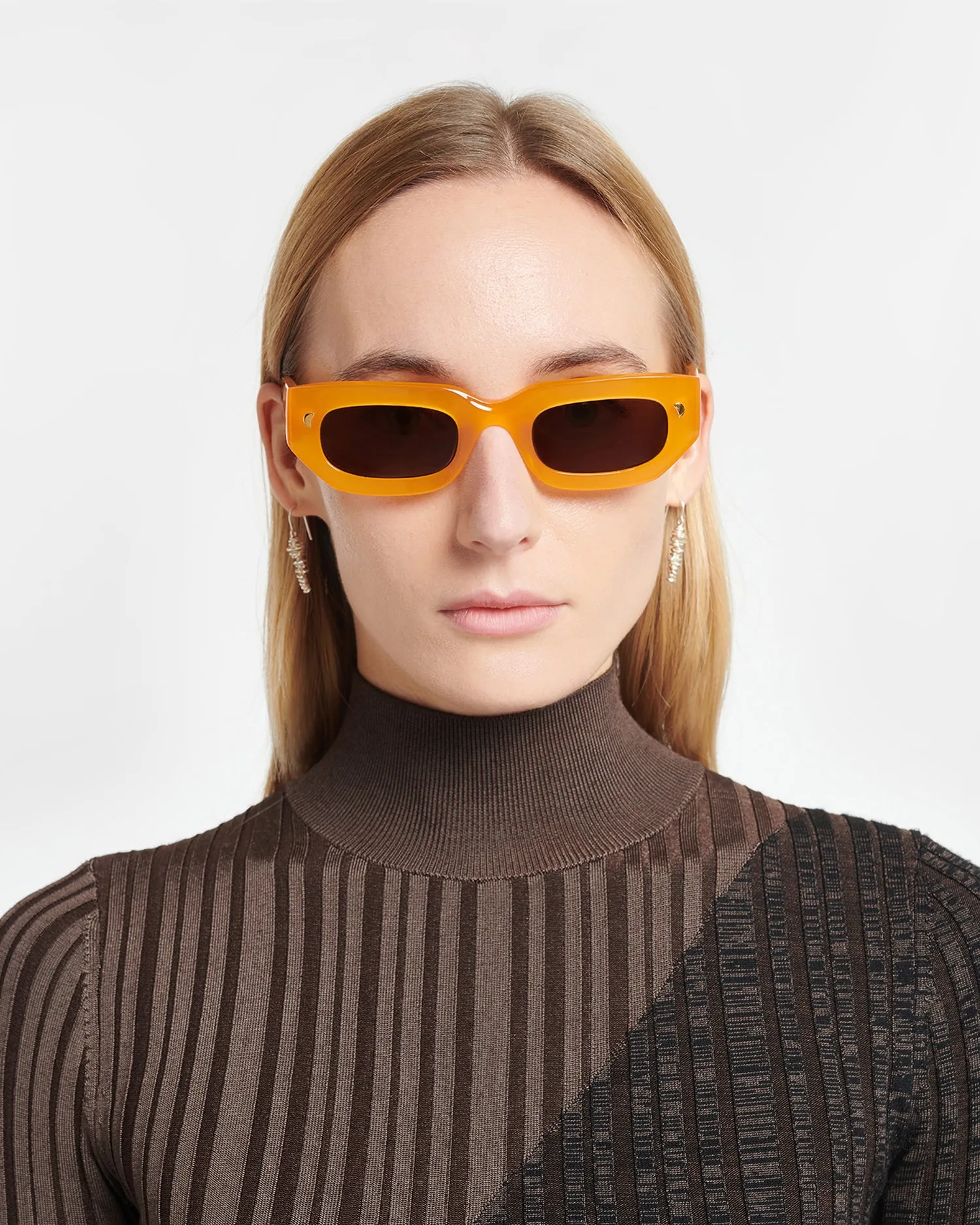 Kadee - Bio Plastic D-Frame Sunglasses - Orange