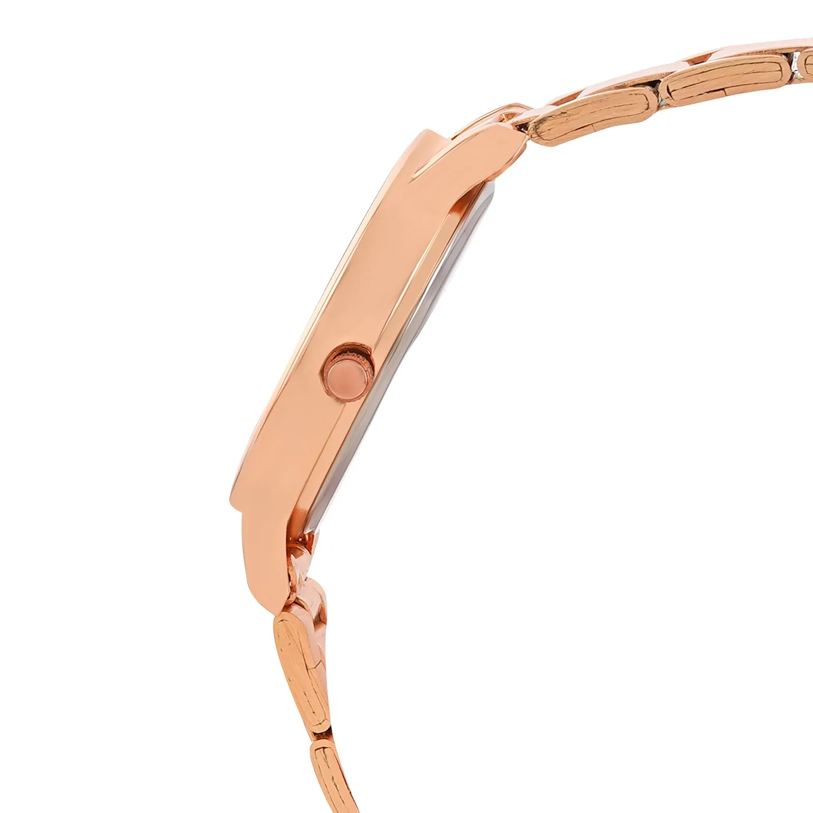 Kenya Rose Gold Watch Bracelet Stack