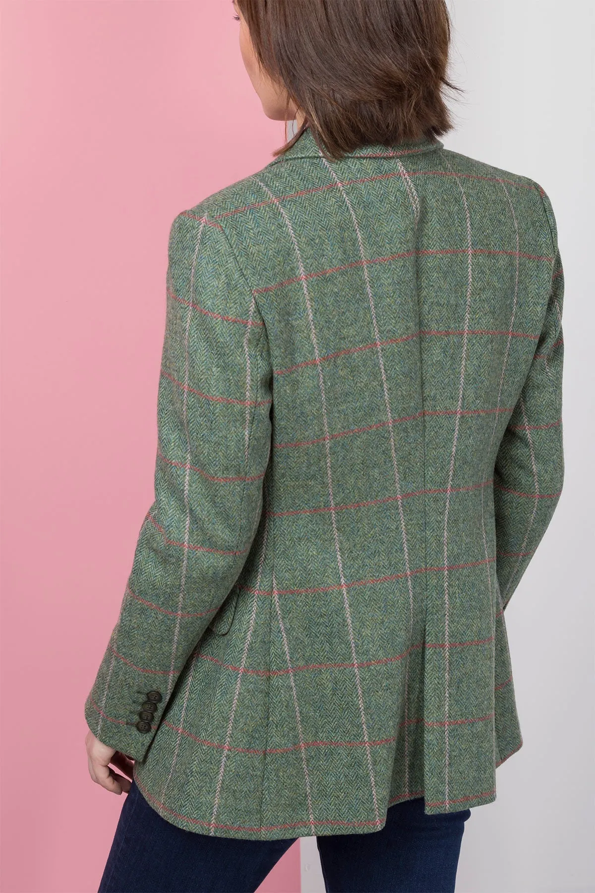 Ladies Long Tweed Blazer