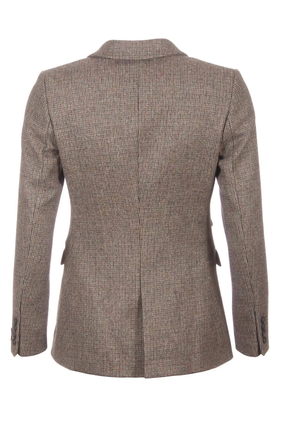 Ladies Long Tweed Blazer