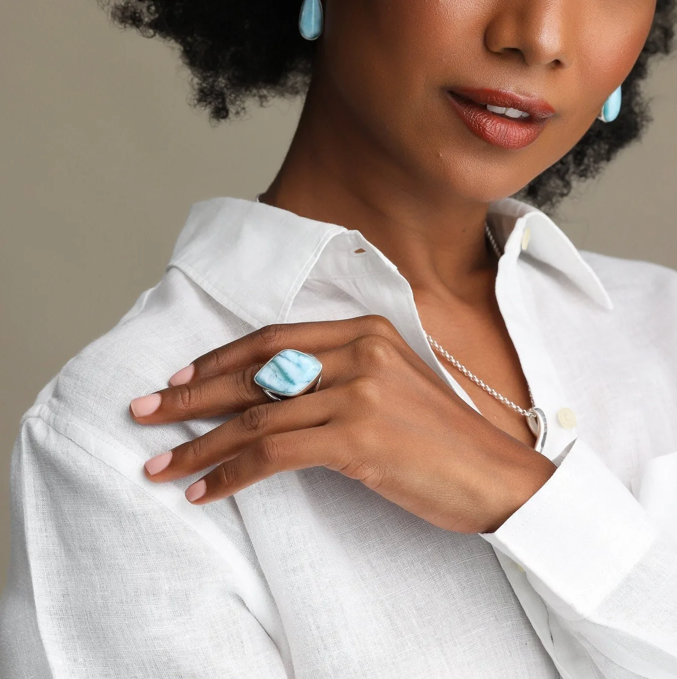 Larimar Ring Briella