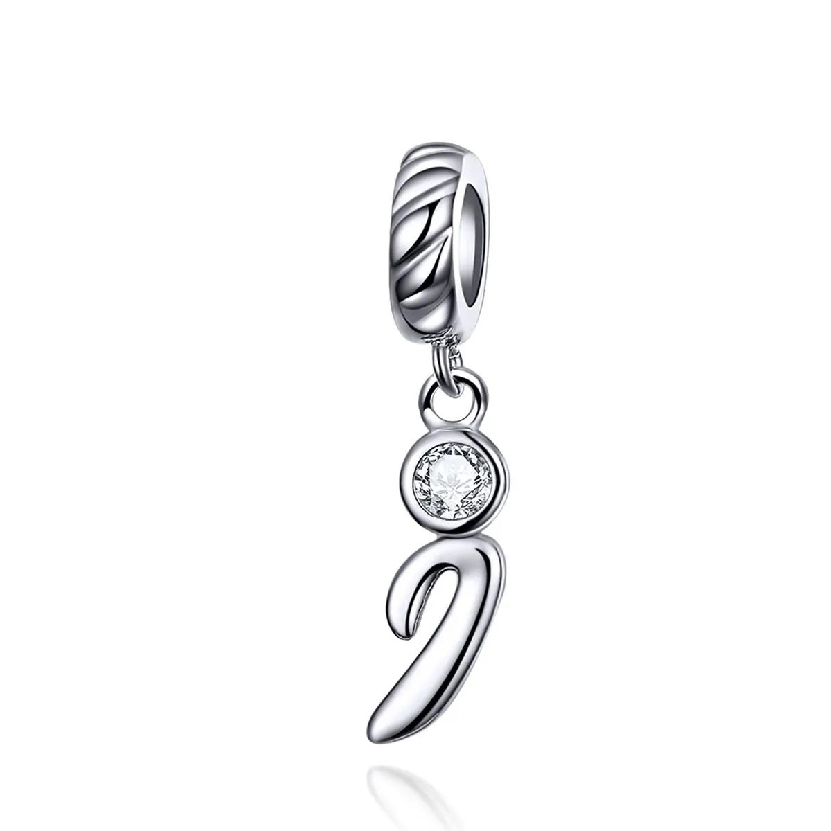 Letters Collection Initial Letter A-Z 925 Sterling Silver Charms for Bracelet