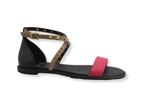 MICHAEL KORS Astrid Flat Sandal Donna Black Multi 40S2ATFA2L