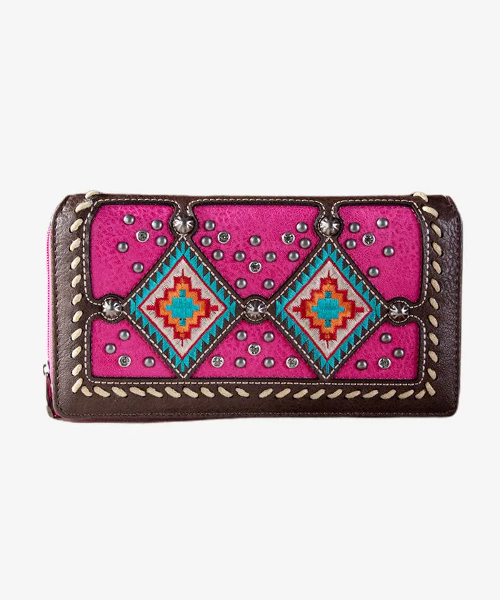 Montana West Aztec Studs Wallet