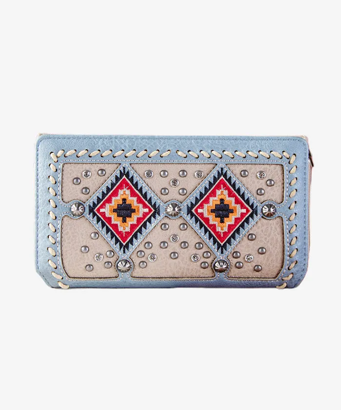 Montana West Aztec Studs Wallet