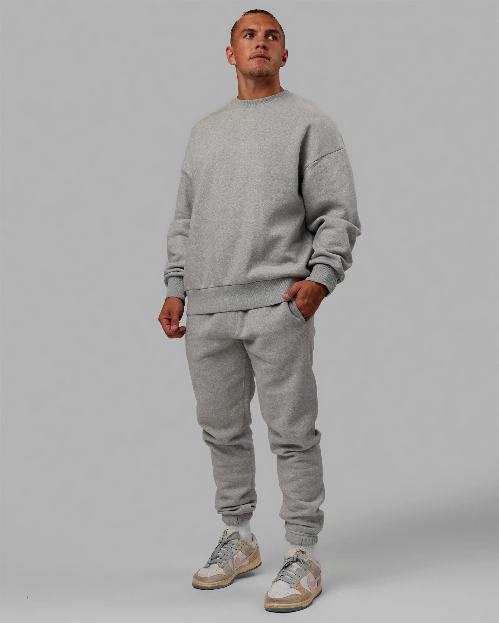 MVP Joggers - Light Grey Marl