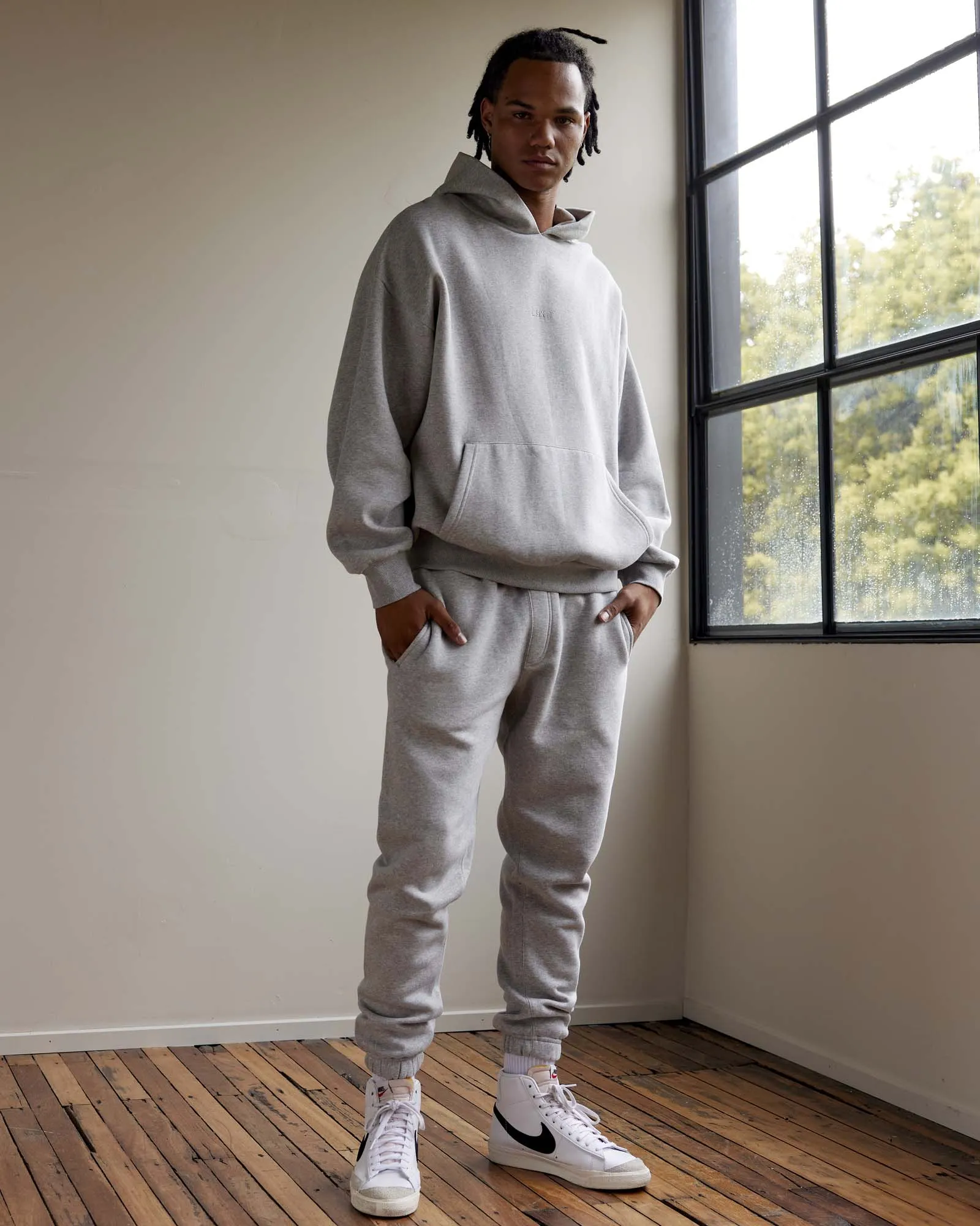 MVP Joggers - Light Grey Marl