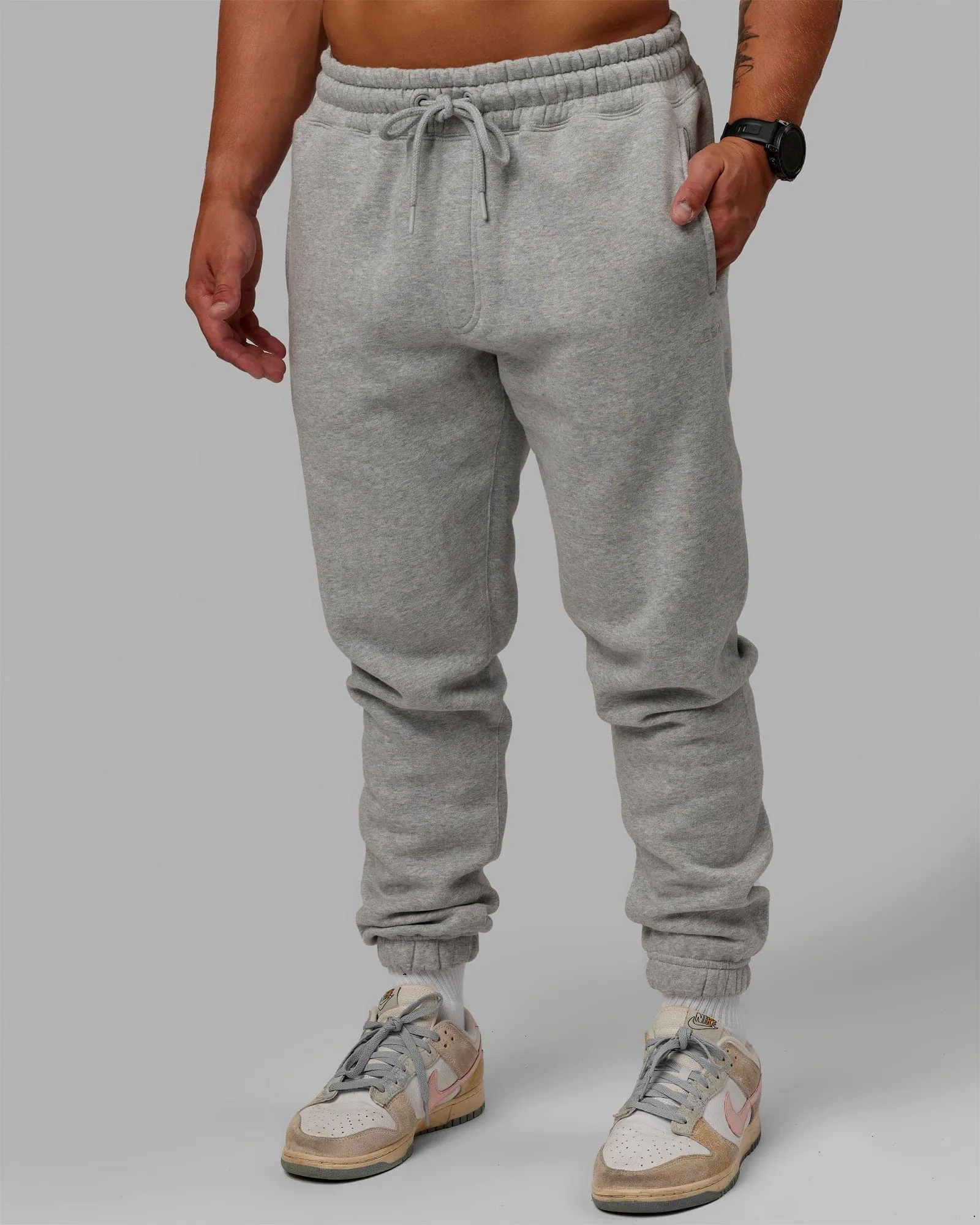 MVP Joggers - Light Grey Marl