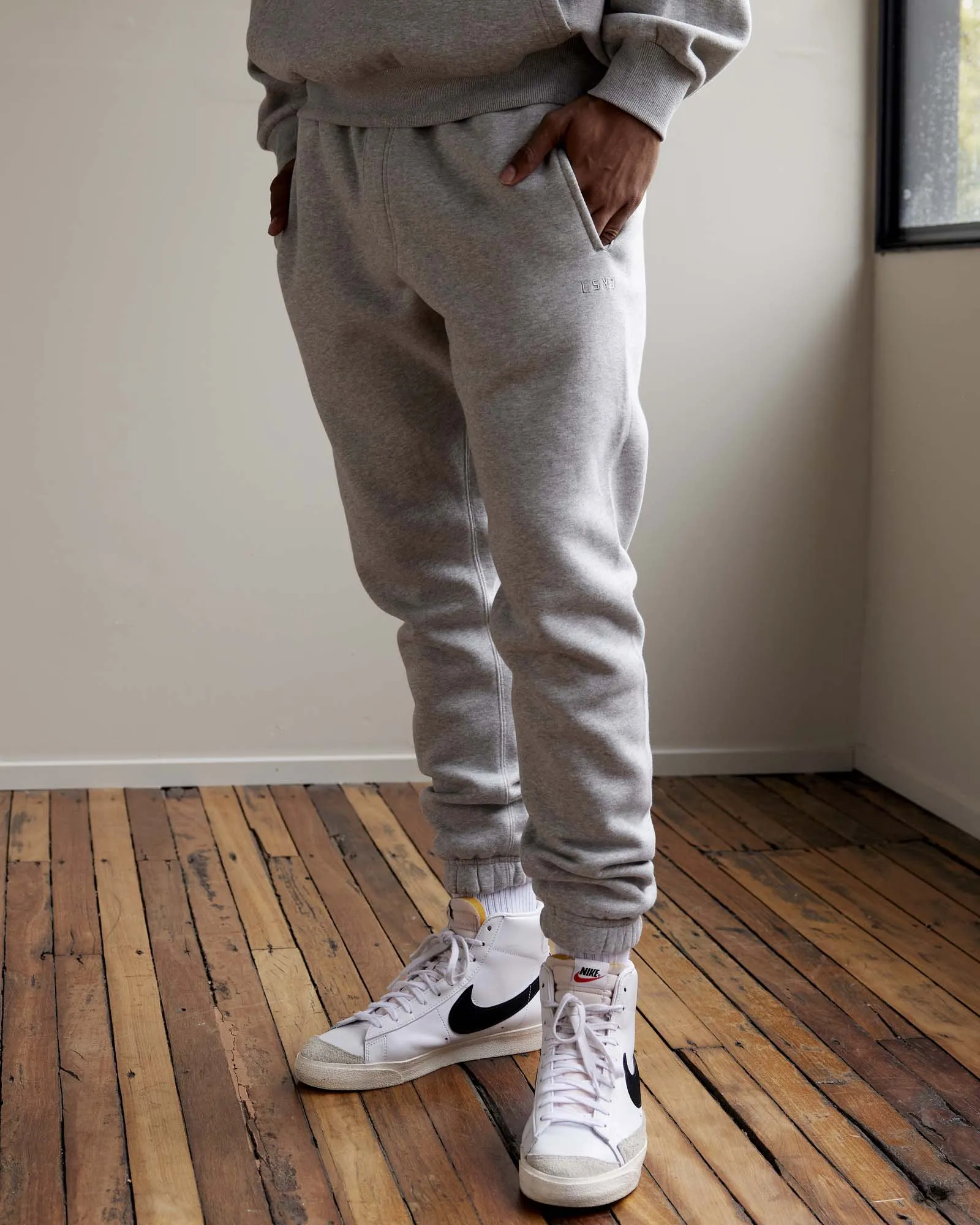 MVP Joggers - Light Grey Marl